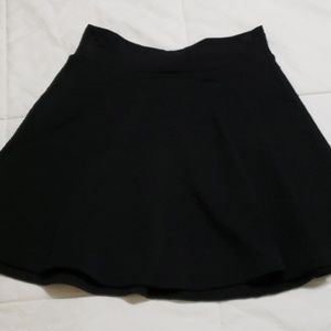 Black skater skirt